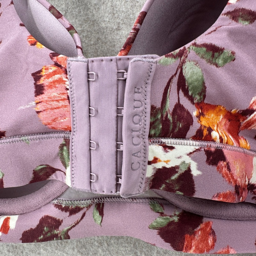 Cacique Womens Bra 42DDD Balconette Lightly Lined Underwired Floral Pattern‎ - Picture 4 of 6